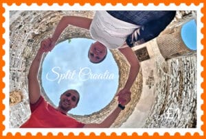 Our participants from Malta at the Vestibule, explore and learn about the culture and history of Split
