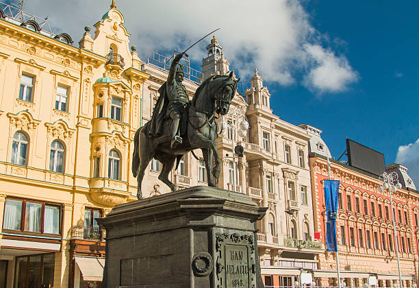 Statue of Ban Jelačić on Jelacic Square, Zagreb – Erasmus+ Teacher Training Courses Zagreb