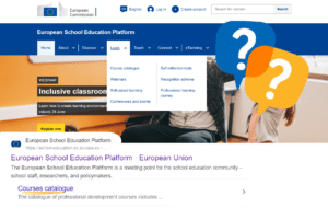 European School Education Platform ESEP logo background