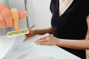Erasmus+ KA1 project application stamped approved