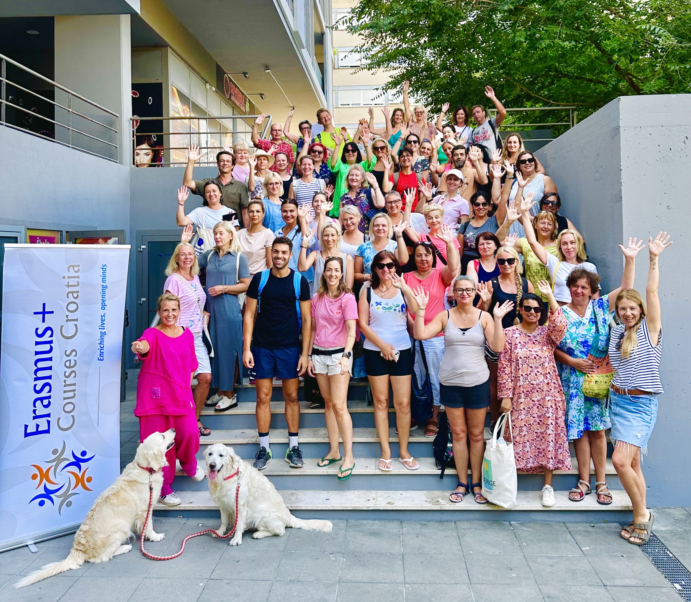 Interational teacher group at Erasmus Courses Croatia teacher training
