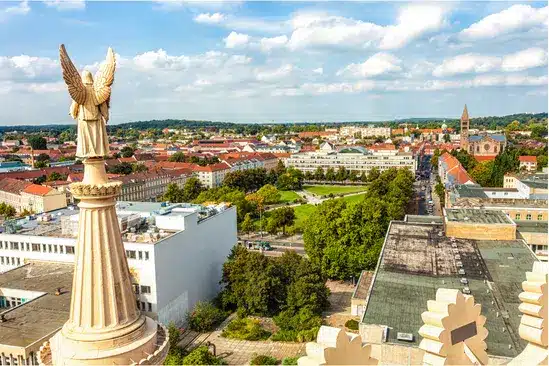 aerial view of Berlin