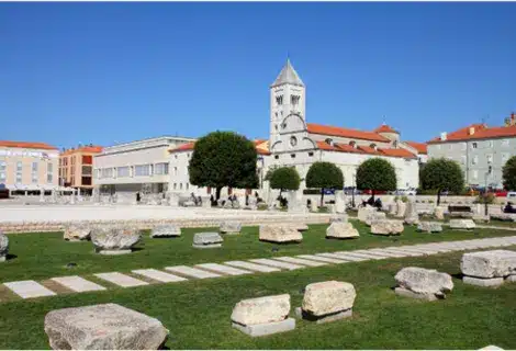 old forum attraction in Zadar
