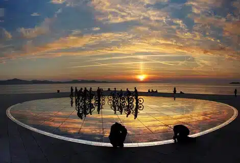 zadar attraction welcome to the sun